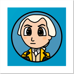 Patriot Portrait - Chibi Nathanael Greene (Small Version) Posters and Art